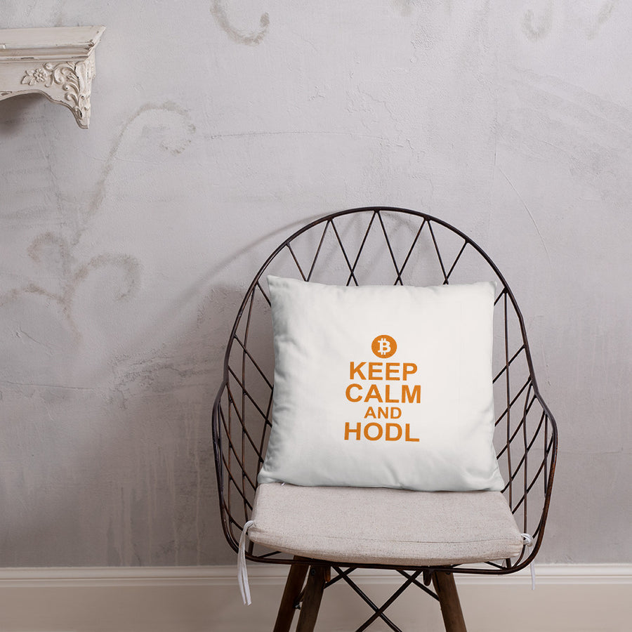 Keep Calm and Hodl - Basic Pillow