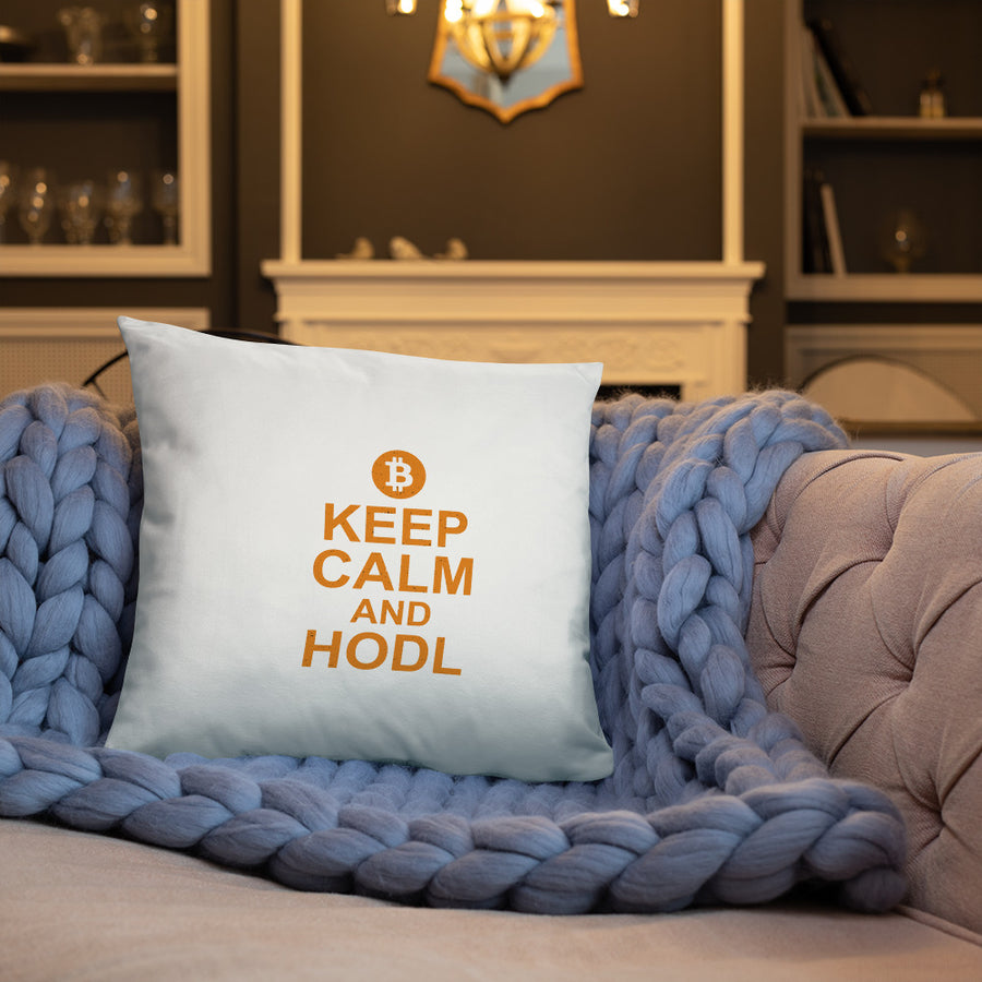 Keep Calm and Hodl - Basic Pillow