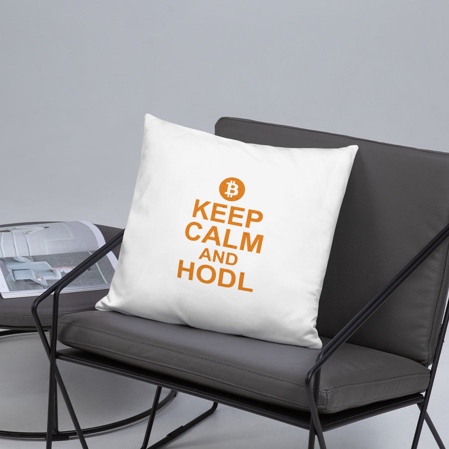 Keep Calm and Hodl - Basic Pillow