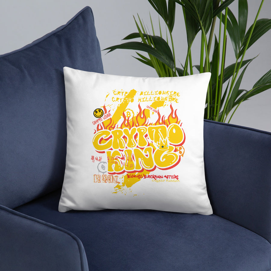 Crypto King - Basic Pillow