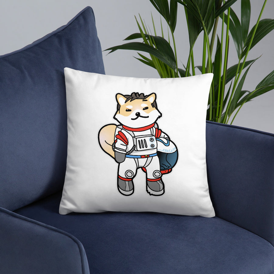 Astronaut Dog - Basic Pillow