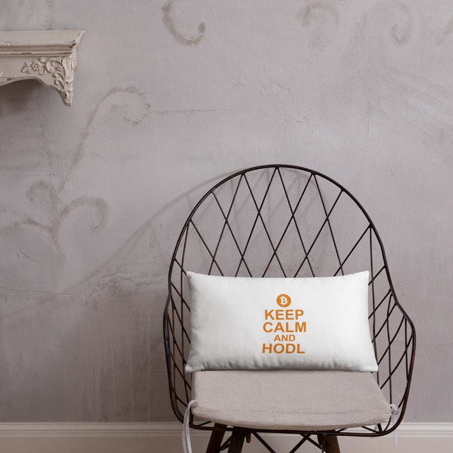 Keep Calm and Hodl - Basic Pillow