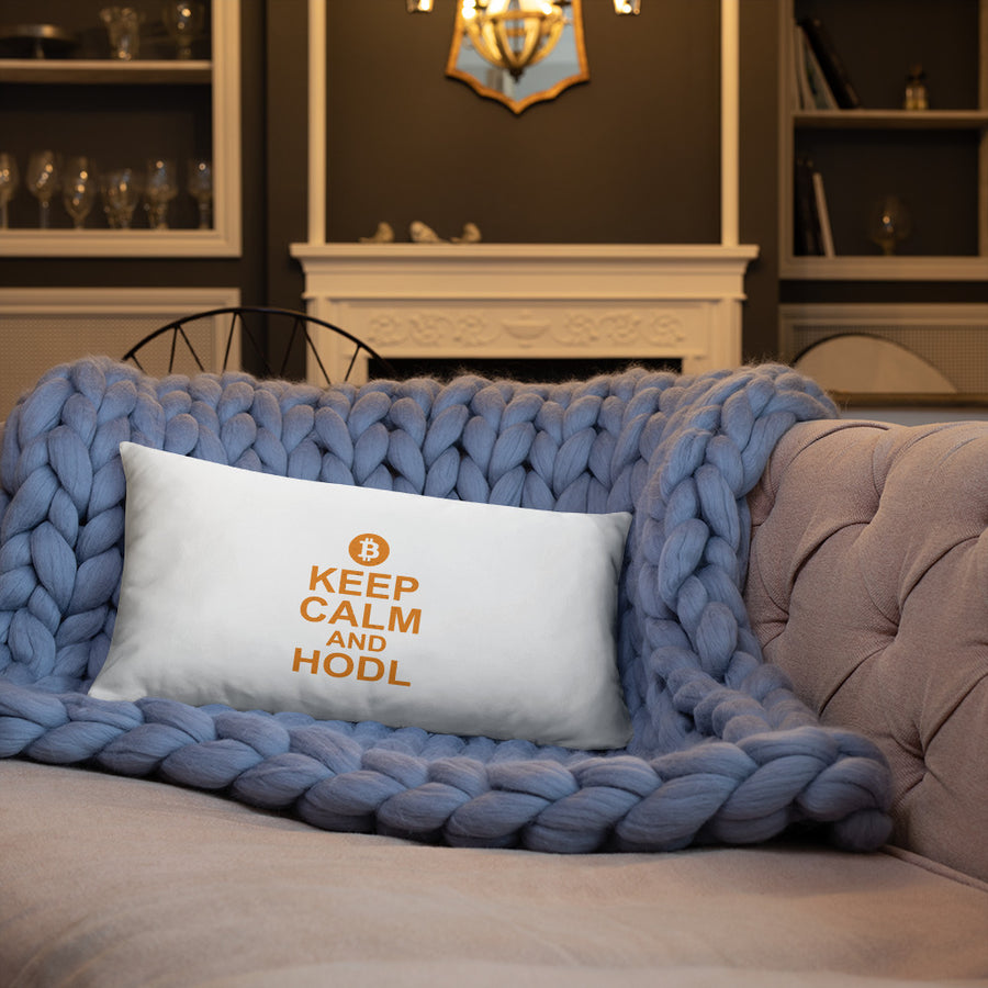 Keep Calm and Hodl - Basic Pillow