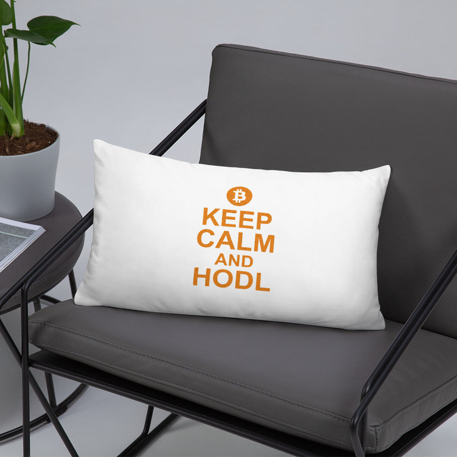 Keep Calm and Hodl - Basic Pillow