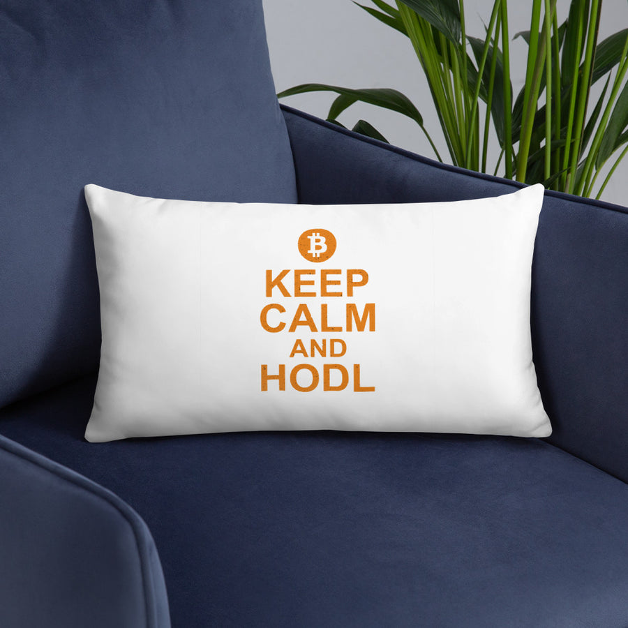 Keep Calm and Hodl - Basic Pillow