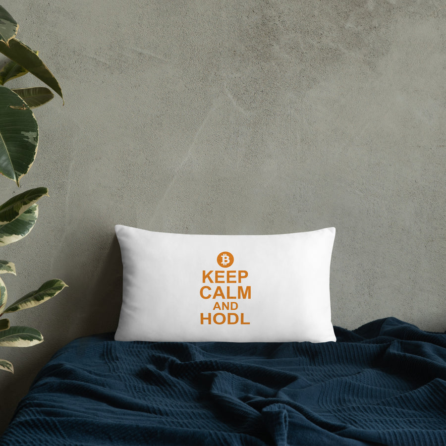 Keep Calm and Hodl - Basic Pillow