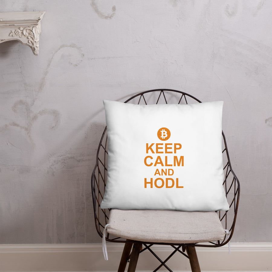 Keep Calm and Hodl - Basic Pillow