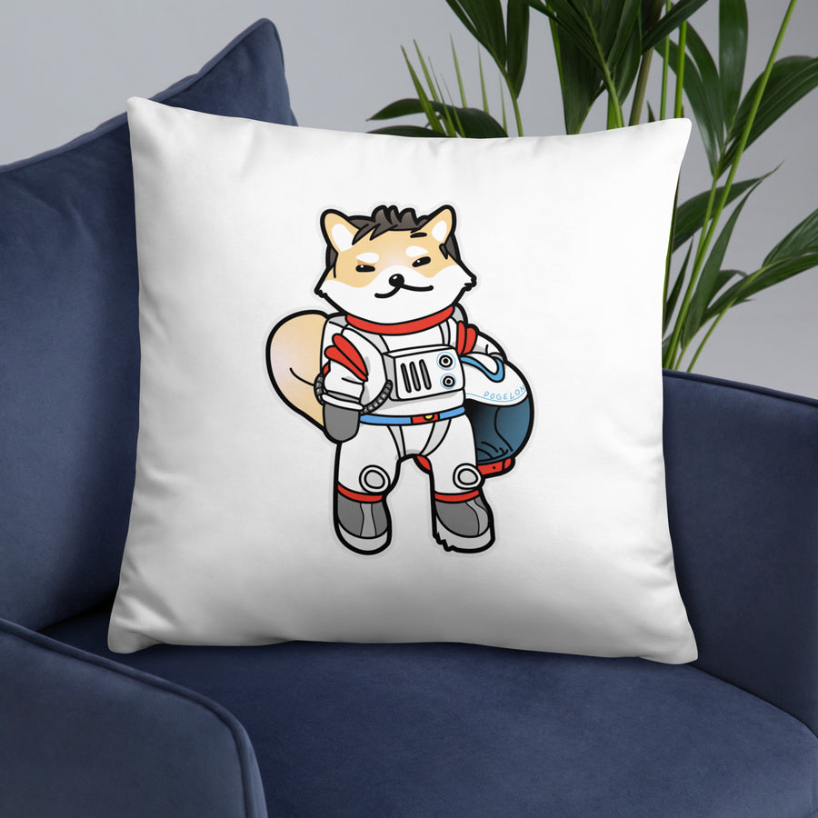 Astronaut Dog - Basic Pillow