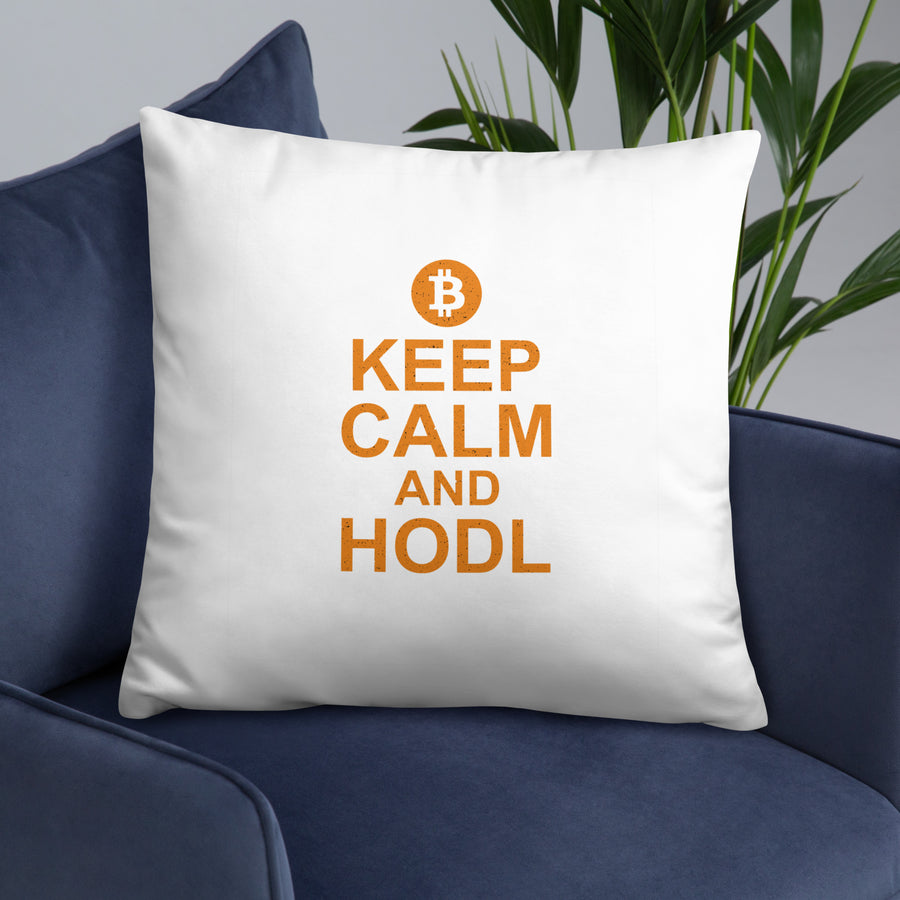 Keep Calm and Hodl - Basic Pillow