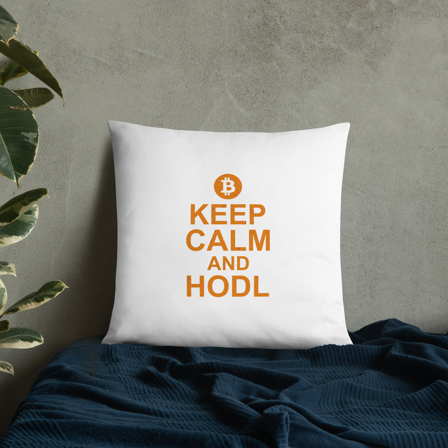 Keep Calm and Hodl - Basic Pillow