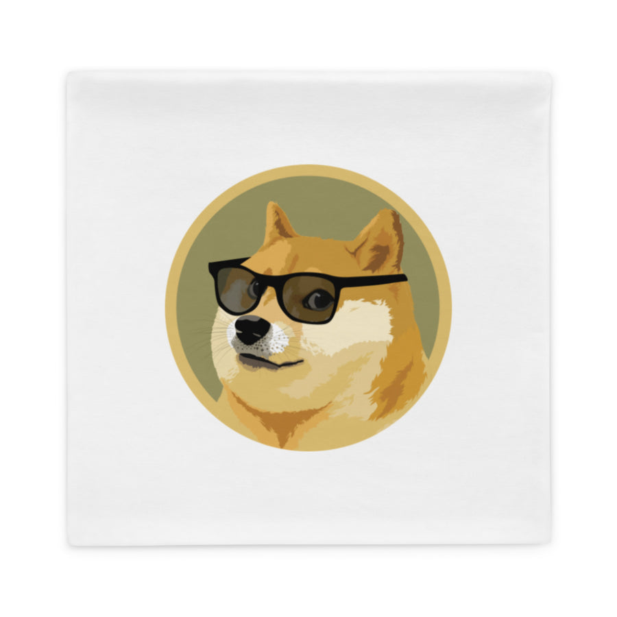 Dog In Glasses - Pillow Case