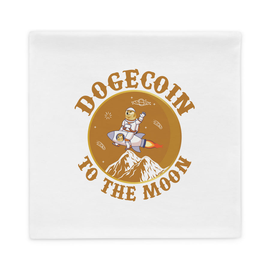 Dogecoin To The Moon - Pillow Case