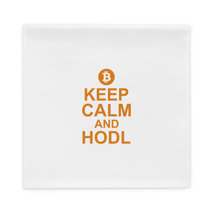 Keep Calm and Hodl - Pillow Case