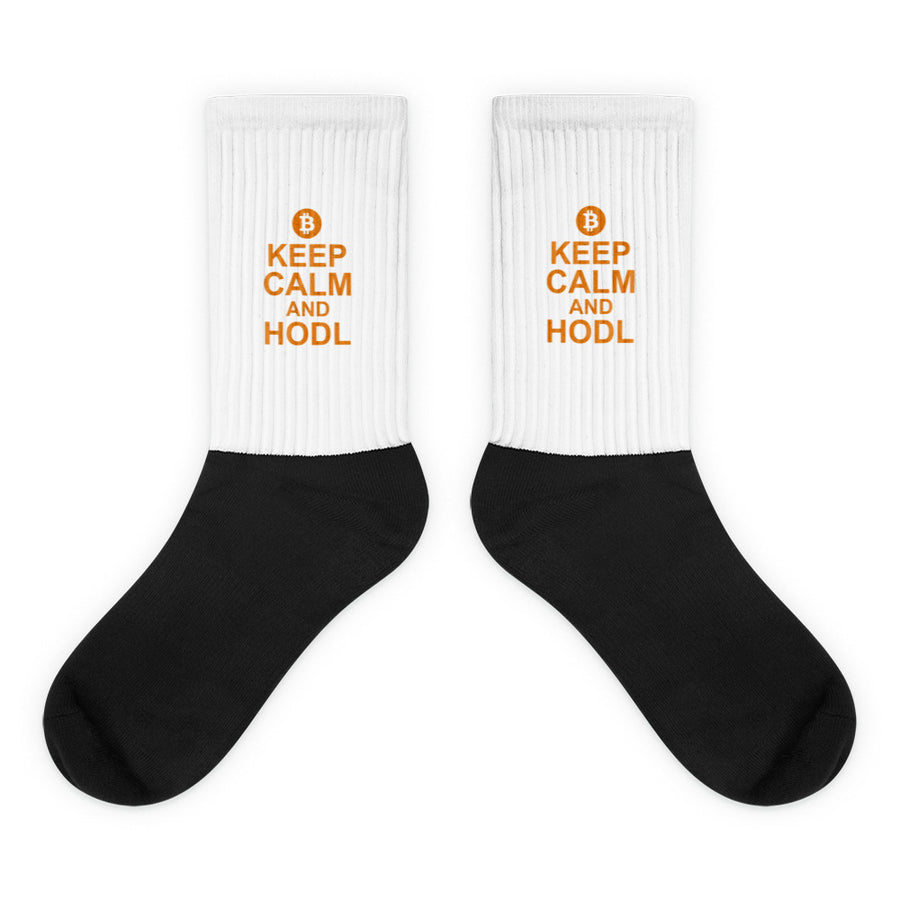 Keep Calm and Hodl - Socks