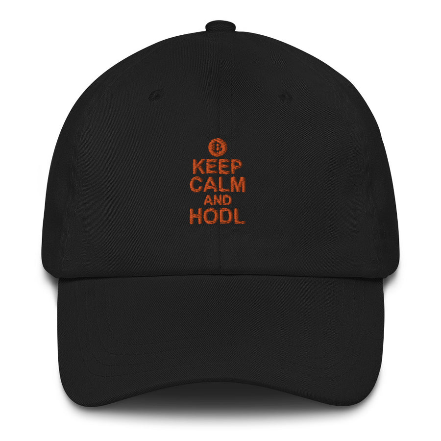 Keep Calm and Hodl - Dad hat