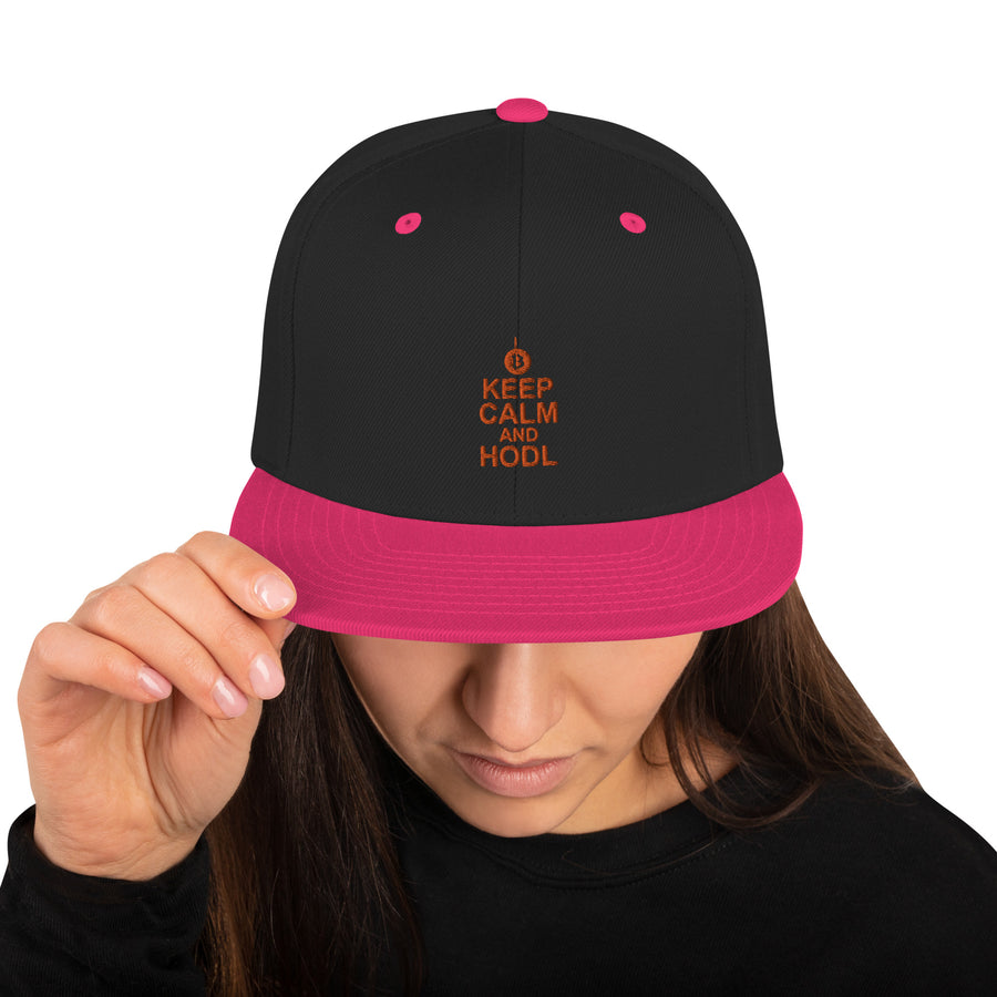 Keep Calm and Hodl - Snapback Hat