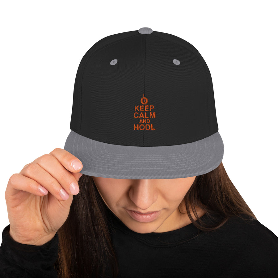 Keep Calm and Hodl - Snapback Hat