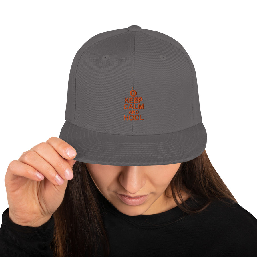 Keep Calm and Hodl - Snapback Hat