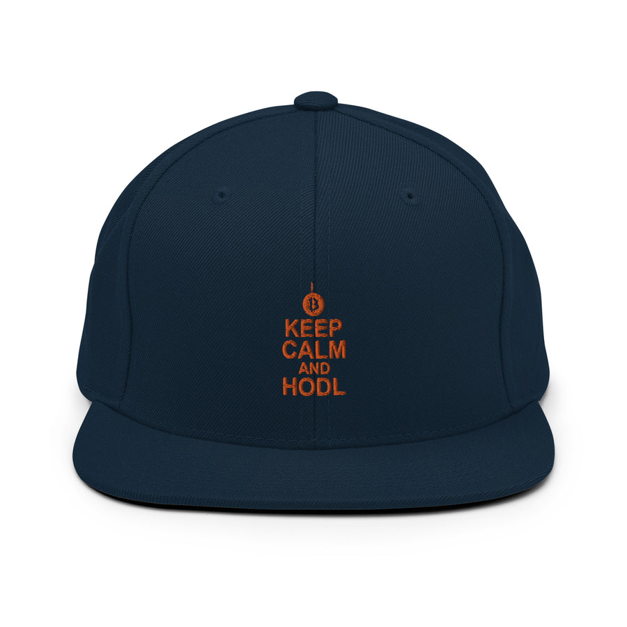 Keep Calm and Hodl - Snapback Hat