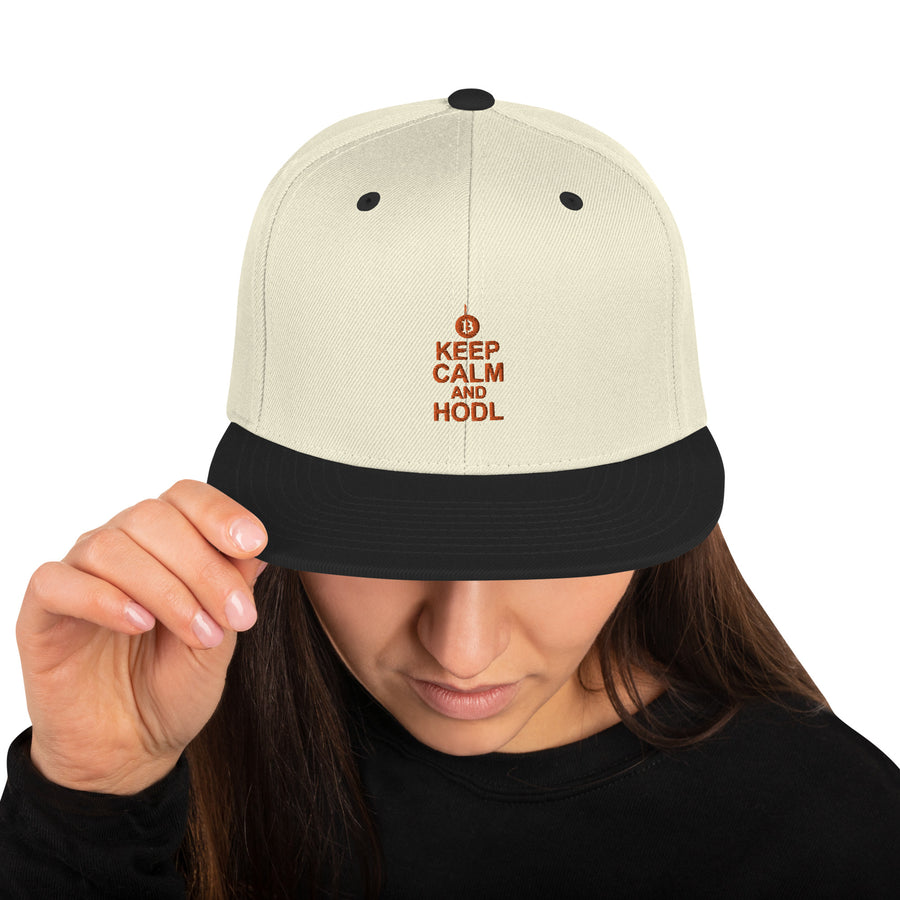 Keep Calm and Hodl - Snapback Hat