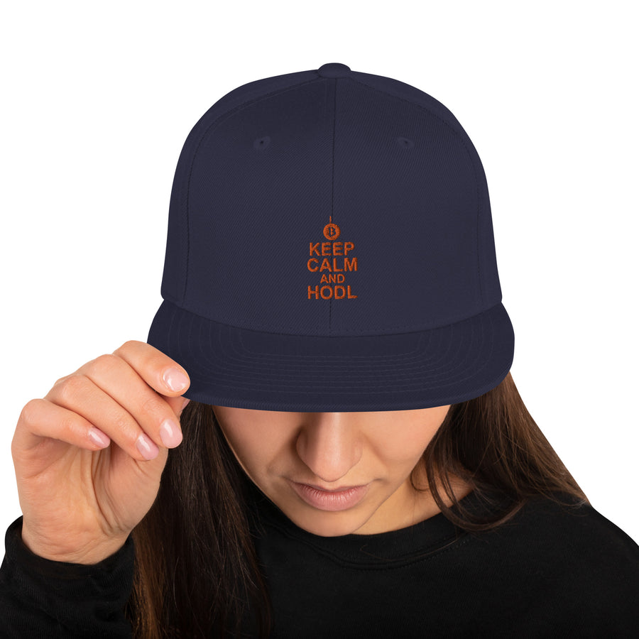 Keep Calm and Hodl - Snapback Hat