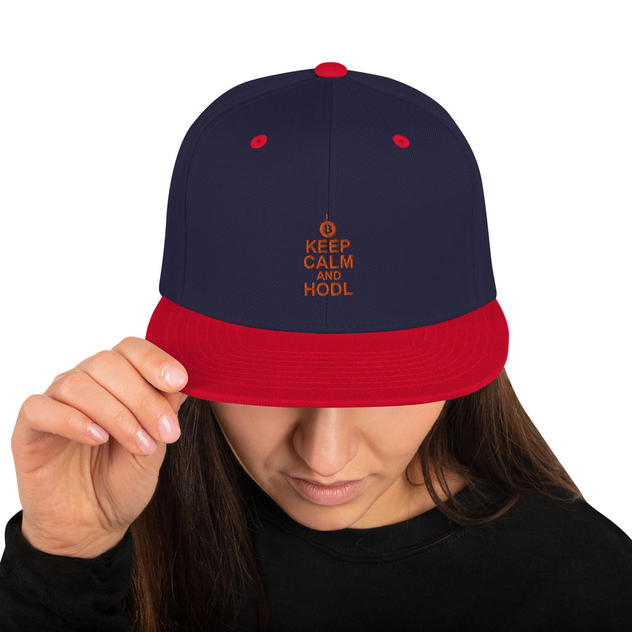 Keep Calm and Hodl - Snapback Hat