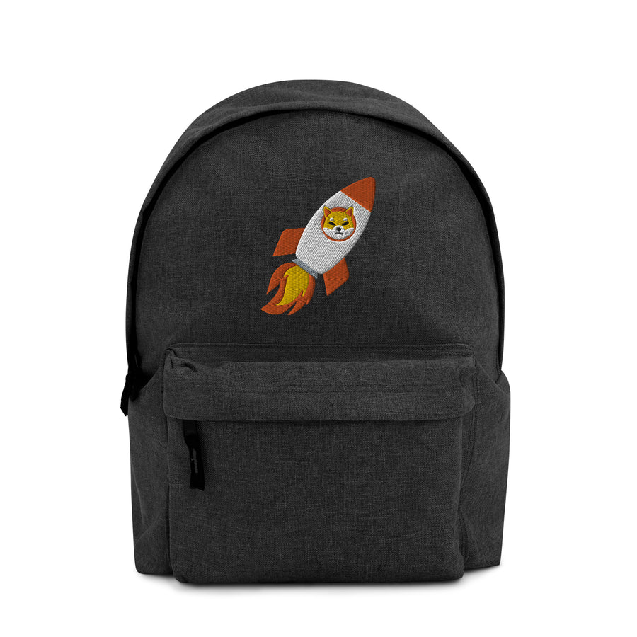 Shiba Rocket - Embroidered Backpack