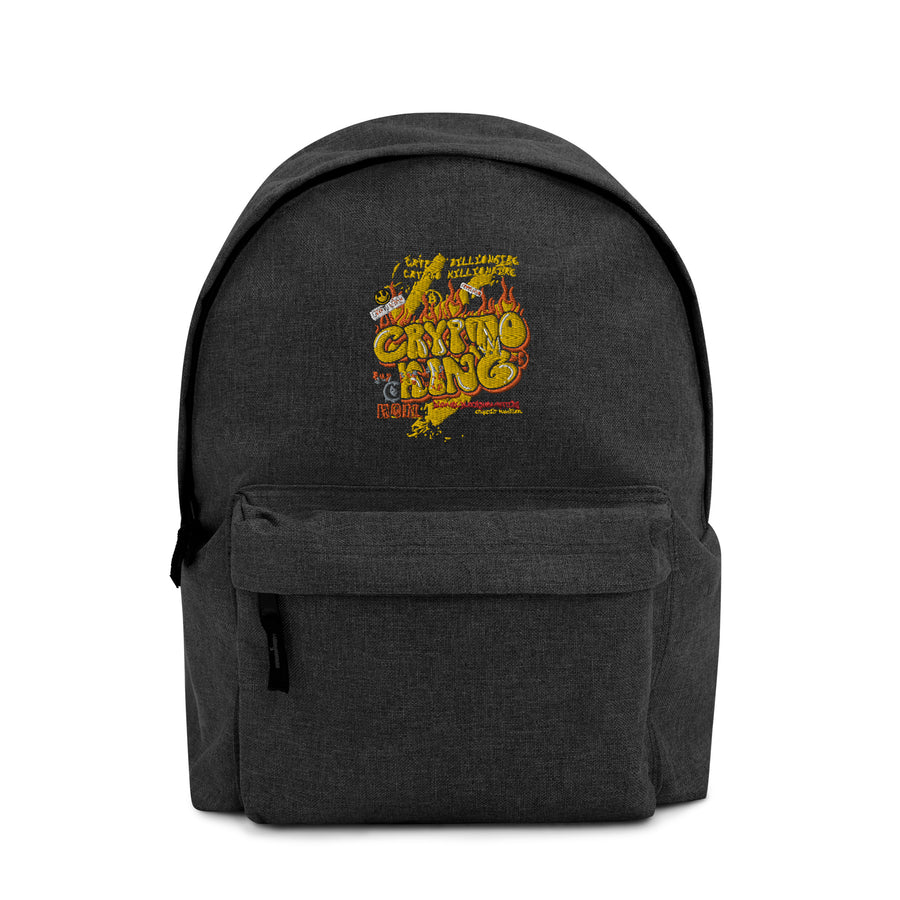 Crypto king - Embroidered Backpack