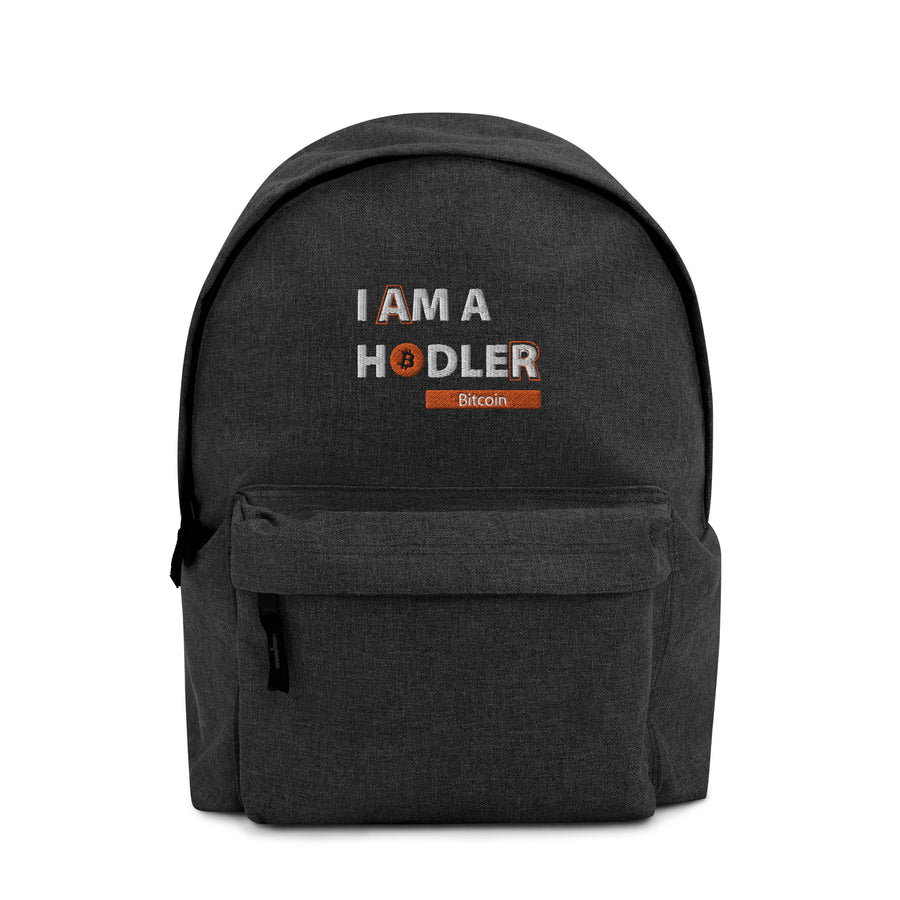 I Am a Hodler - Embroidered Backpack