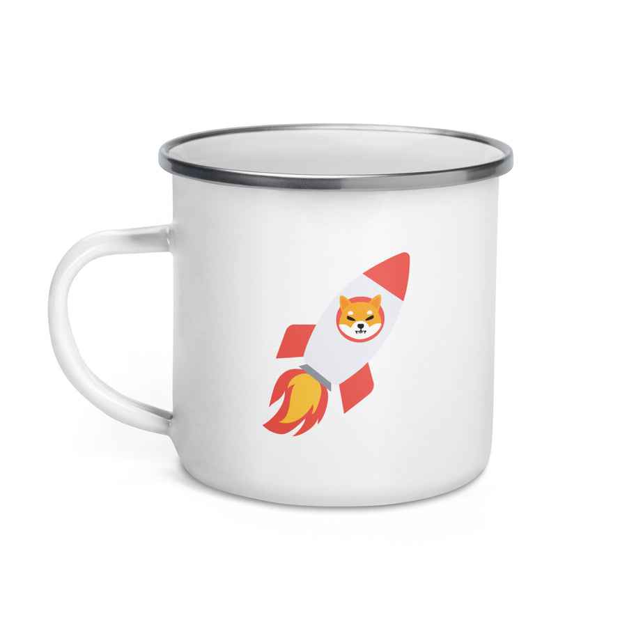 Shiba Rocket - Enamel Mug