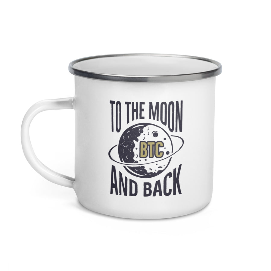 To The Moon and Back - Enamel Mug