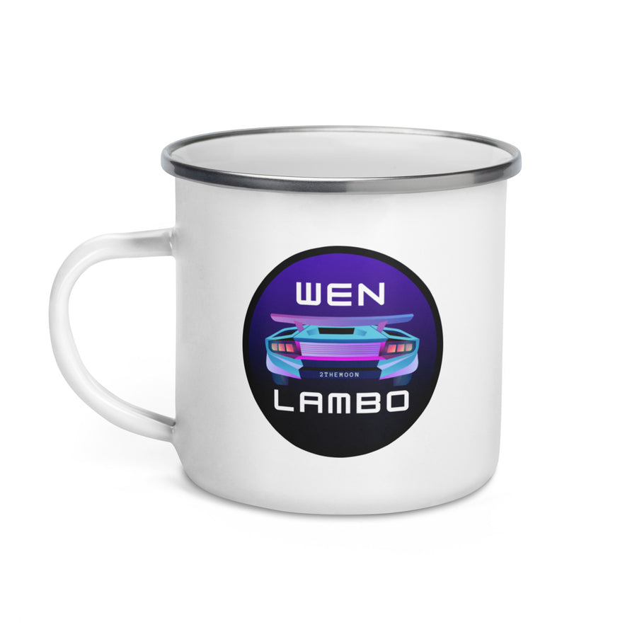 Wen Lambo - Enamel Mug