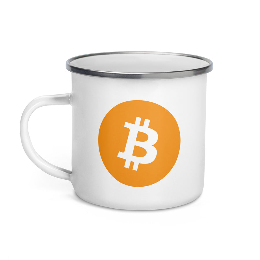 Bitcoin - Enamel Mug