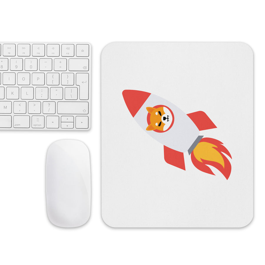 Shiba Rocket - Mouse pad