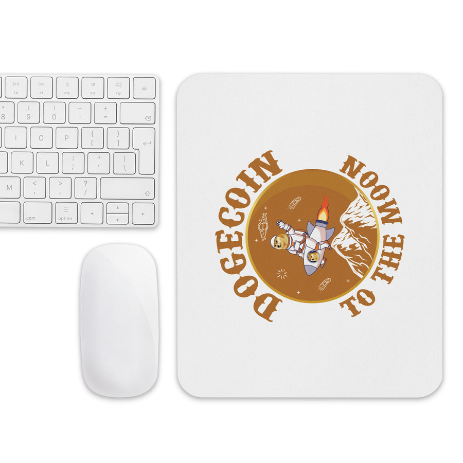 Dogecoin To The Moon - Mouse pad