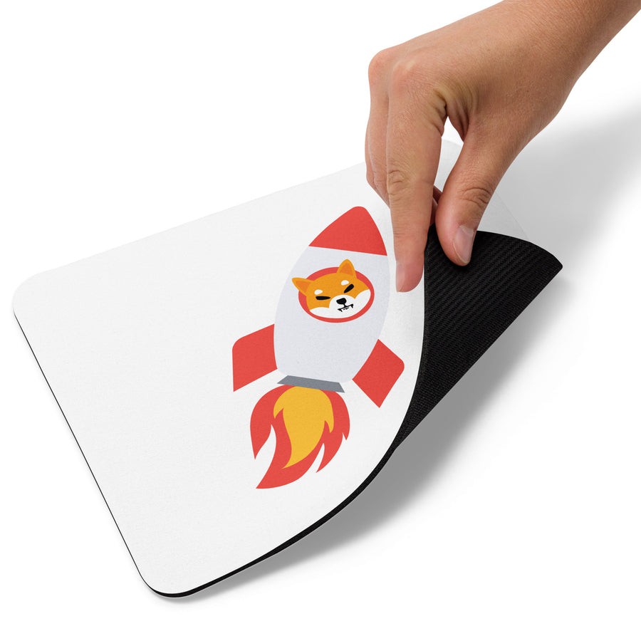 Shiba Rocket - Mouse pad