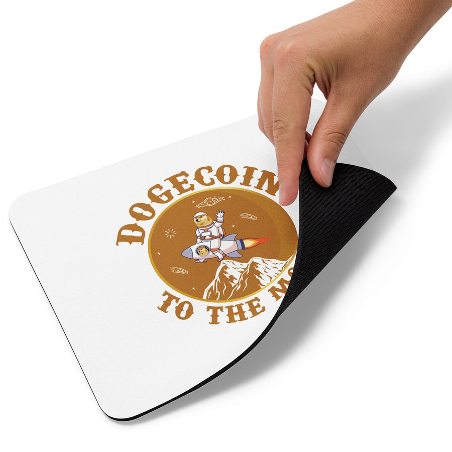 Dogecoin To The Moon - Mouse pad