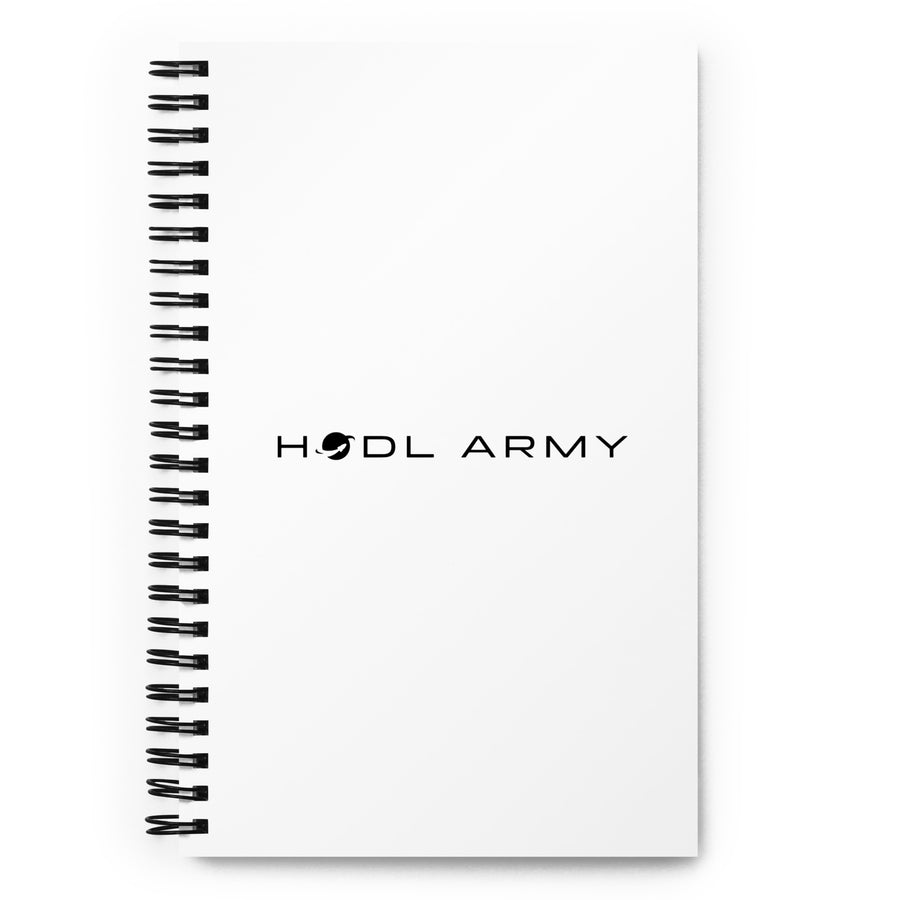 Hodl Army - Spiral notebook