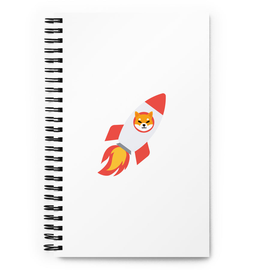 Shiba Rocket - Spiral notebook