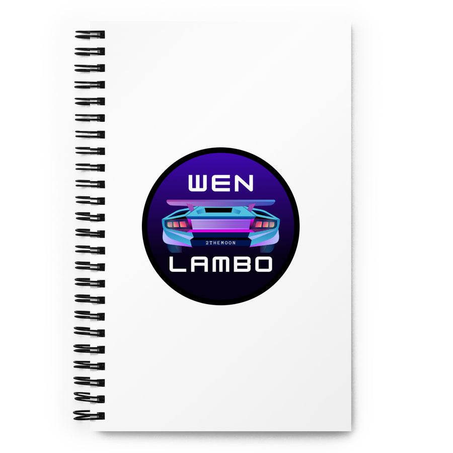 Wen Lambo - Spiral notebook