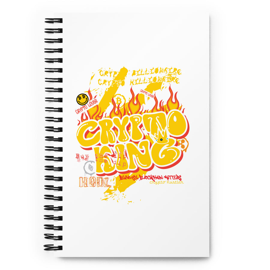 Crypto King - Spiral notebook