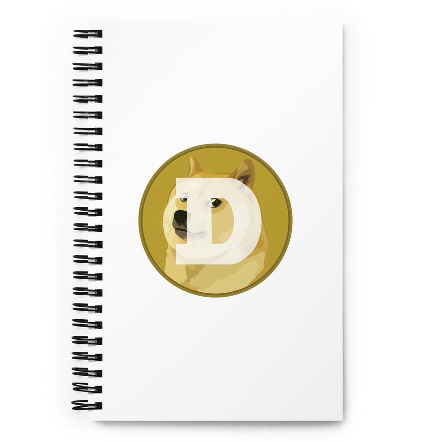 Dogecoin - Spiral notebook