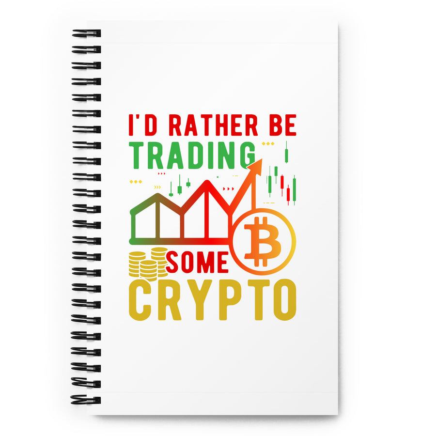 Crypto Trading - Spiral notebook