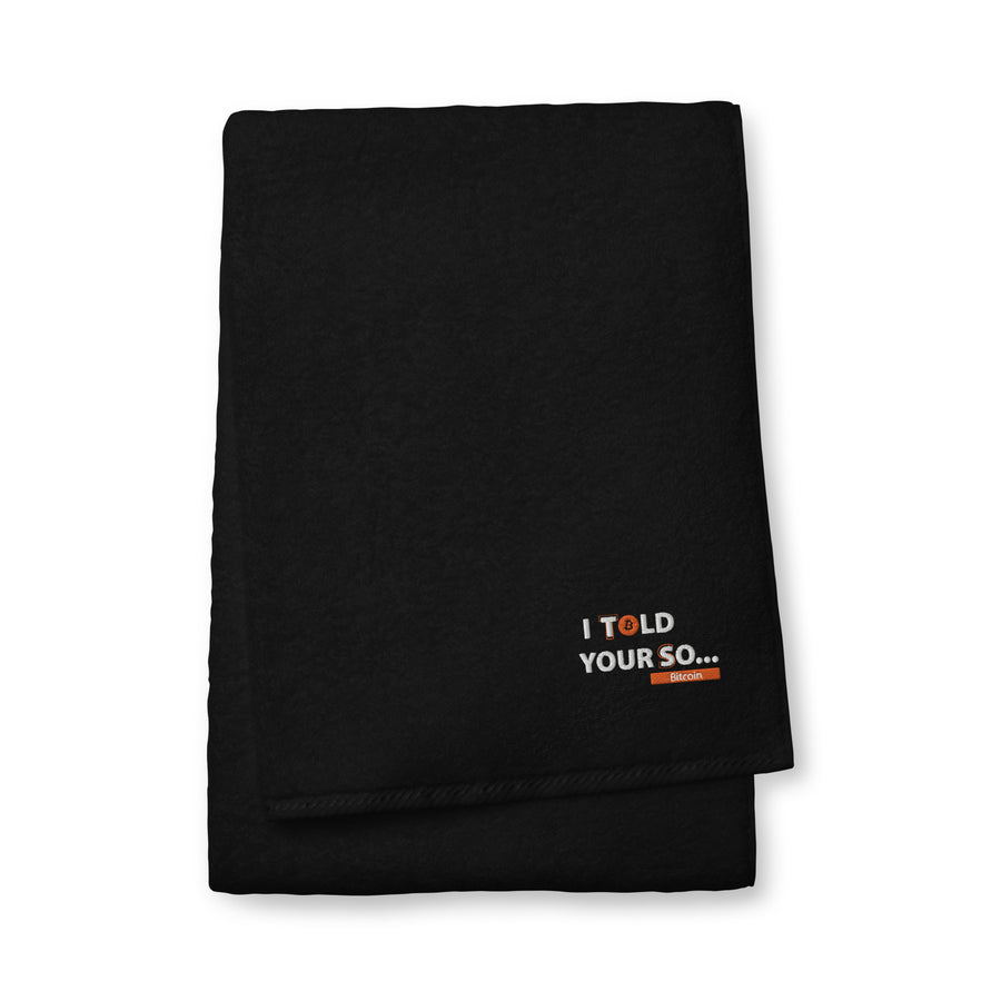 Bitcoin - Cotton Towel