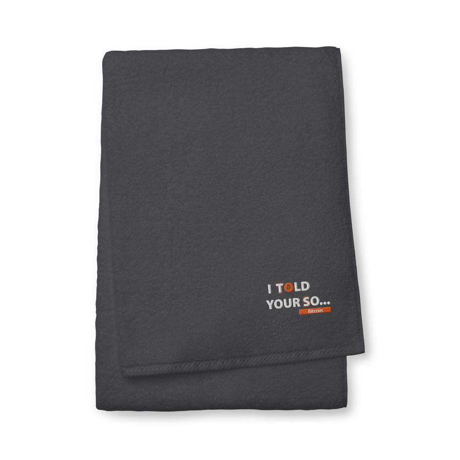 Bitcoin - Cotton Towel