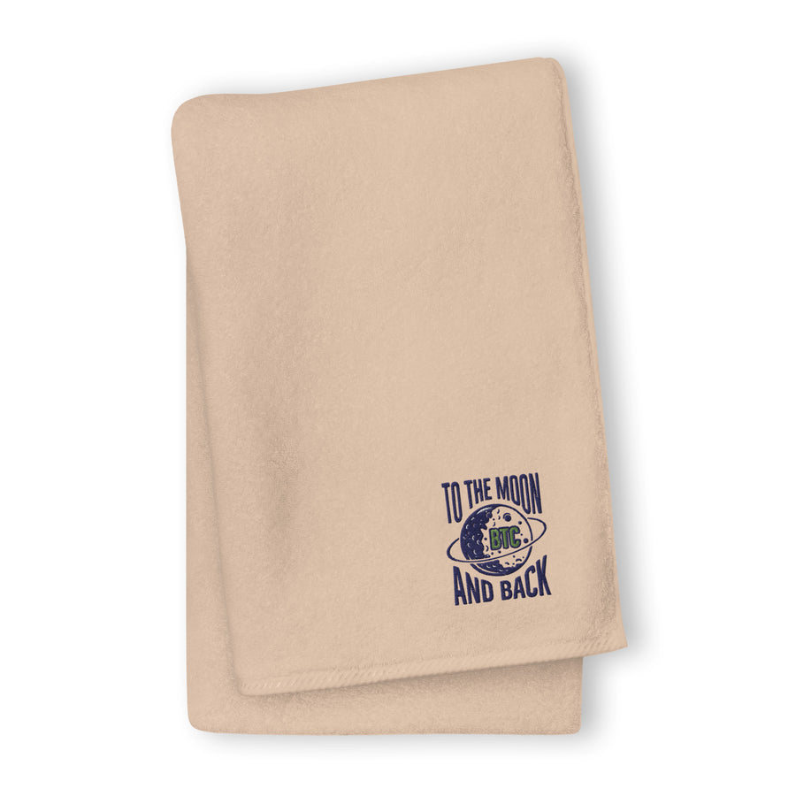 To The Moon And Back - Cotton Towel