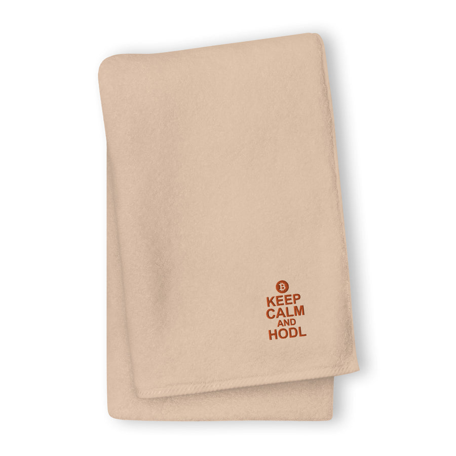 Keep Calm And Hodl - Cotton Towel