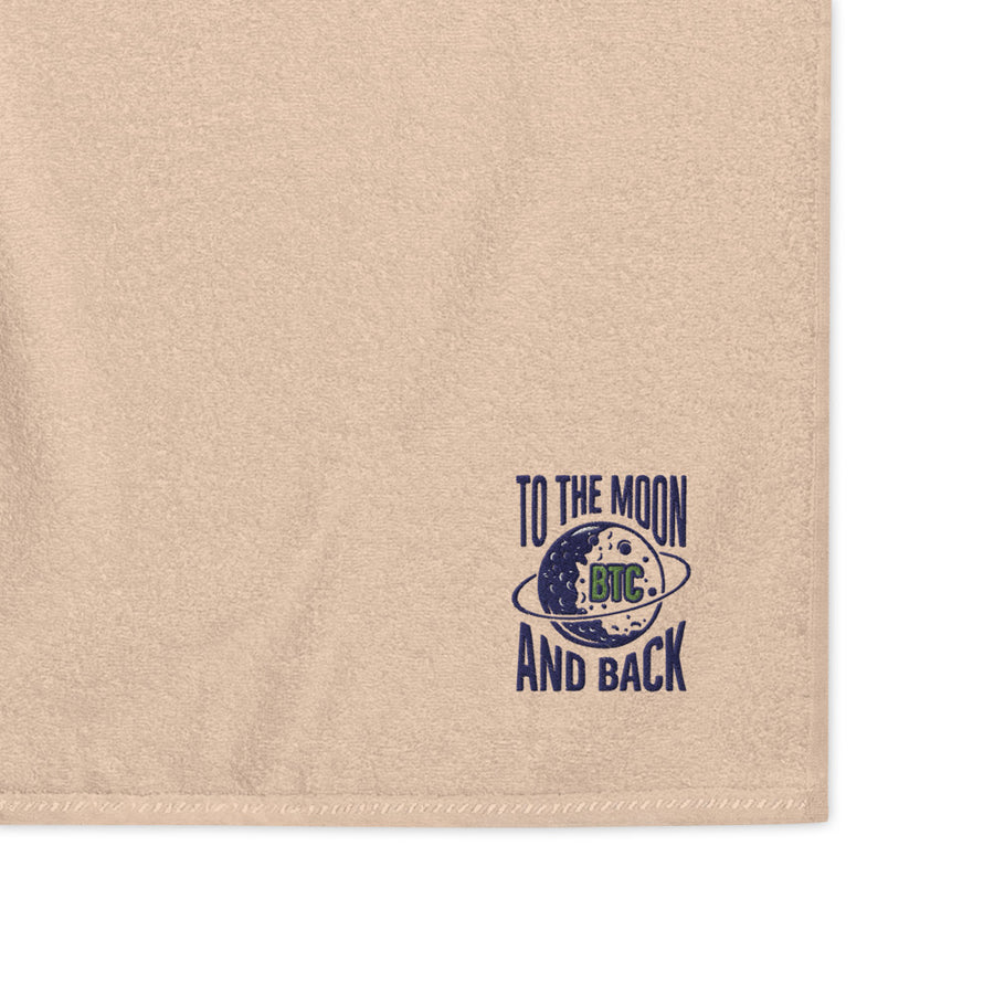 To The Moon And Back - Cotton Towel