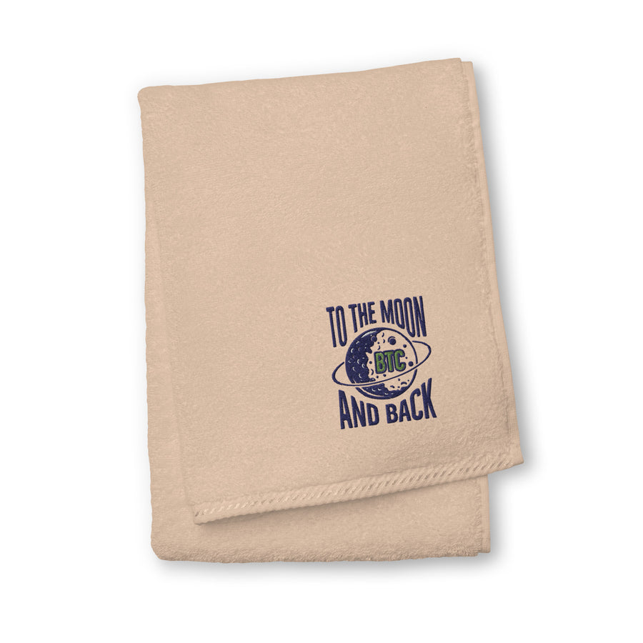 To The Moon And Back - Cotton Towel