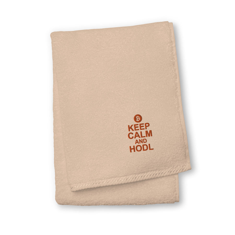 Keep Calm And Hodl - Cotton Towel